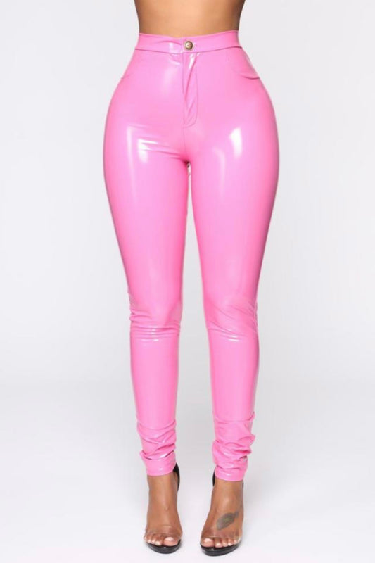 “Pink Friday” Latex Pants